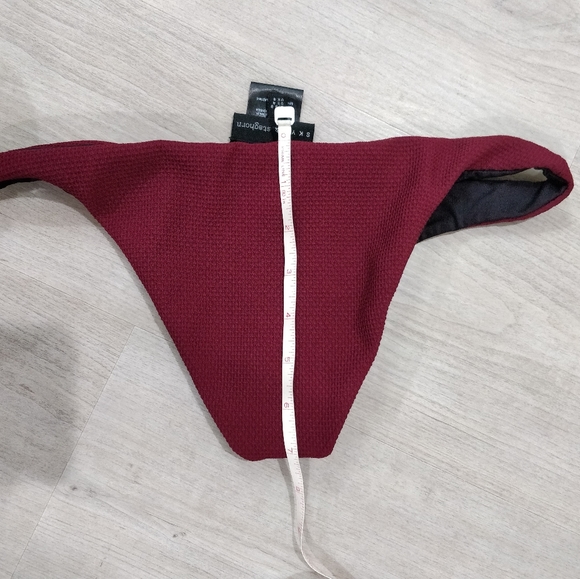 SKYE & Staghorn x Revolve bikini bottom beet red - Picture 6 of 16